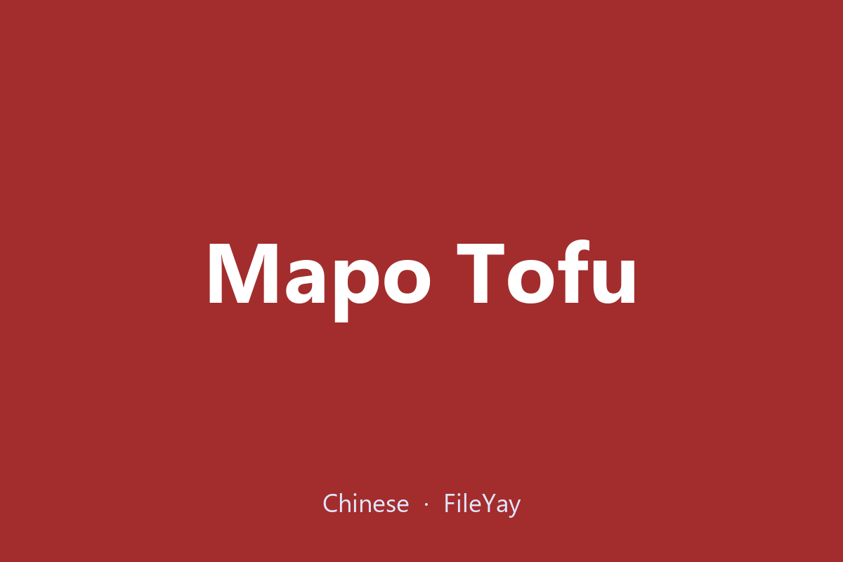 Mapo Tahu
